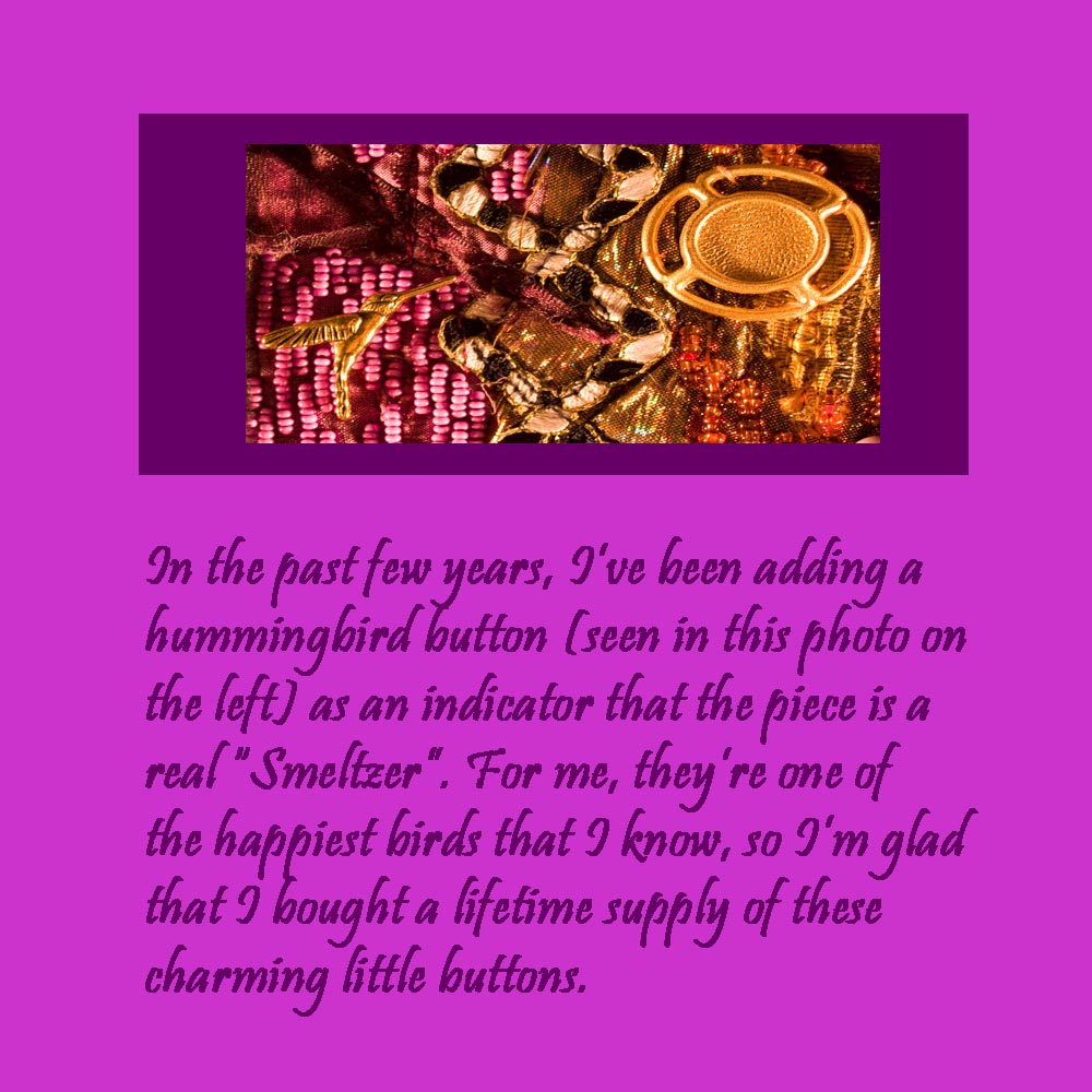 Hummingbird Button Graphic